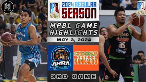 Final Score: Abra 59—63 Caloocan (May 3)// 2024 MPBL .